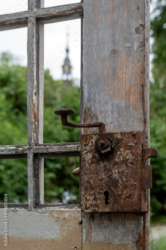 Details of old windows and doors. © Aleksandr