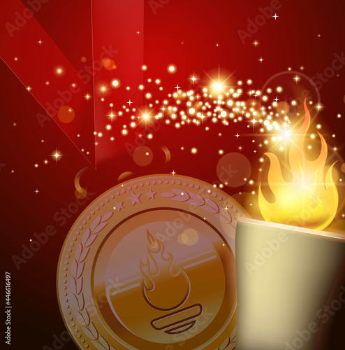 bright medal