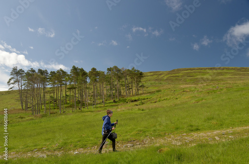 Path from Kilmarie to Camusanary on Isle of Skye, Inner Hebrides, Scotland