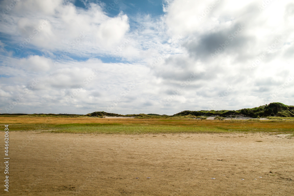 Tideland and dunes in Texel