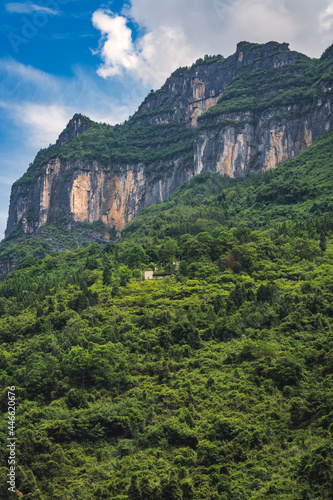 Landscape of Yangtze river in China