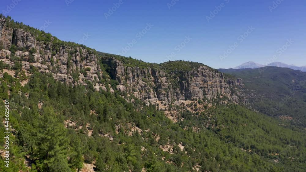 Aerial, Mountains In Köprülü Canyon, Turkey Aerial, Mountains In Köprülü Canyon, Turkey