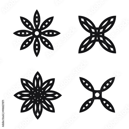 Floral abstract icon © Alfandhy