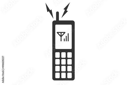 ガラケー　フィーチャーフォン　携帯電話　イラスト