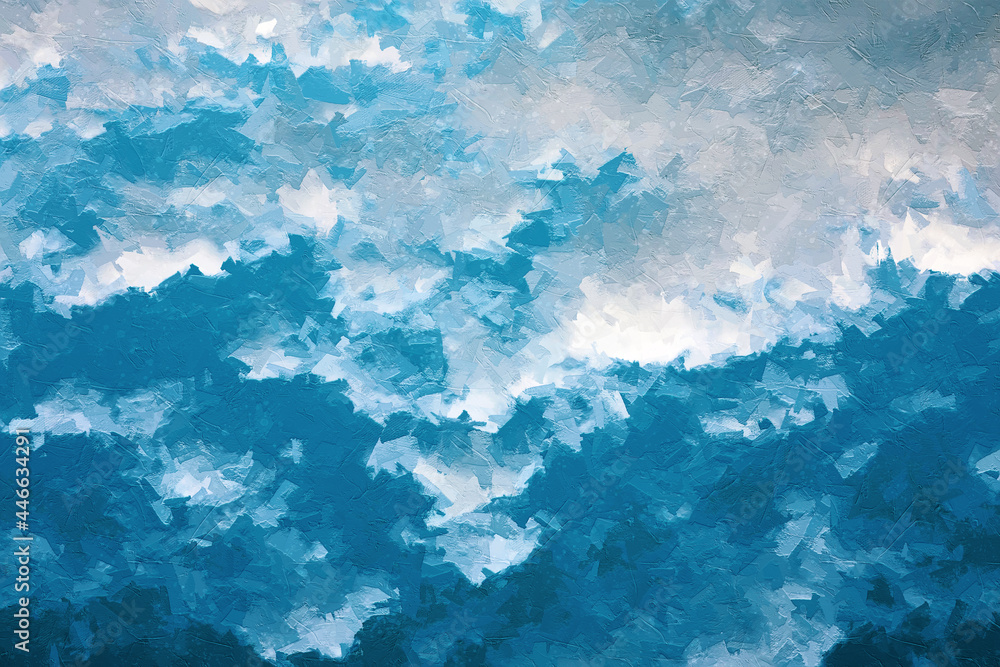 Obraz premium Abstract art background. Rough brushstrokes of paint.