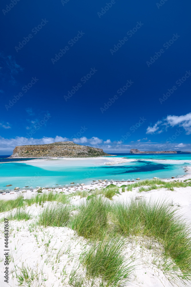Balos Bay Beach, Gramvousa Peninsula, Crete, Greek Islands, Greece Balos Bay Beach, Gramvousa Peninsula, Crete, Greek Islands, Greece