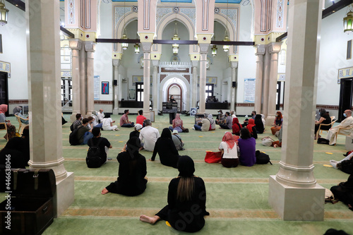 The Jumeirah Mosque visit, Dubai. United Arab Emirates photo
