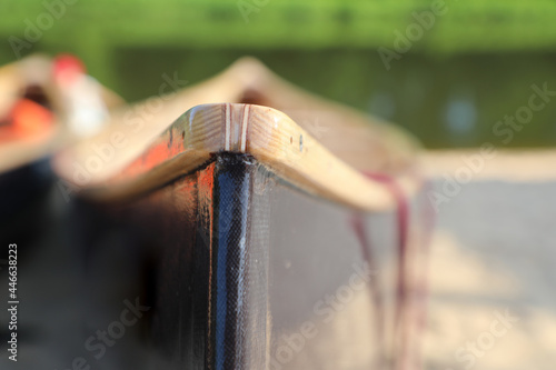skiff  pleasure boat wherry shallop board macro