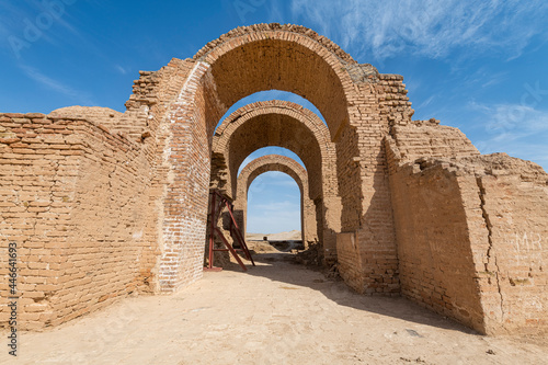 Ancient gate, old Assyrian town of Ashur (Assur), UNESCO World Heritage Site, Iraq photo