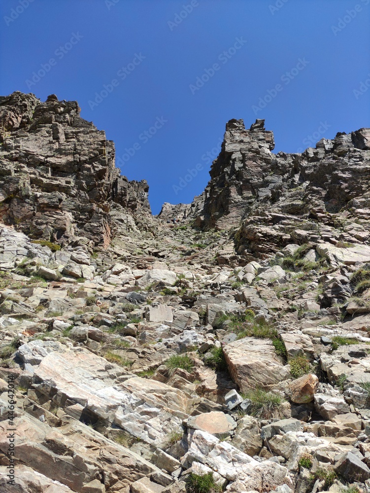 Naklejka premium rocky mountain landscape