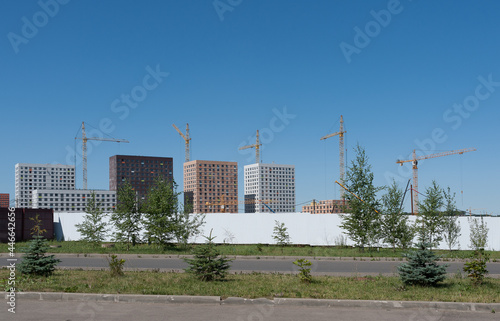 New buildings in the Moscow region