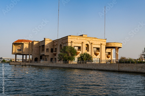Saddam Hussein's old palace, Arvand Rood, Schatt Al-Arab, Basra, Iraq
