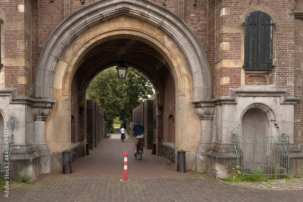 City Gate in the old fortified city of Naarden, Netherlands.