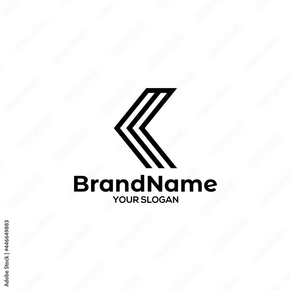 Initial K and M Logo Design Vector Initial K and M Logo Design Vector