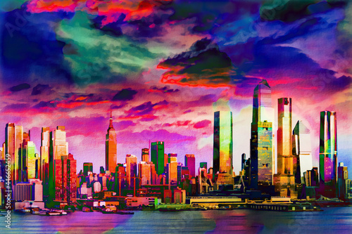 Photography city skyline
