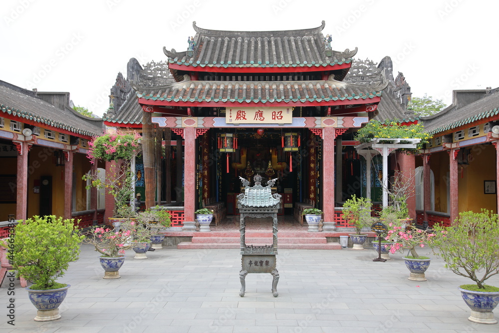 Assembly hall Hainan Chinese congregation in Hoi An, Vietnam Assembly hall Hainan Chinese congregation in Hoi An, Vietnam