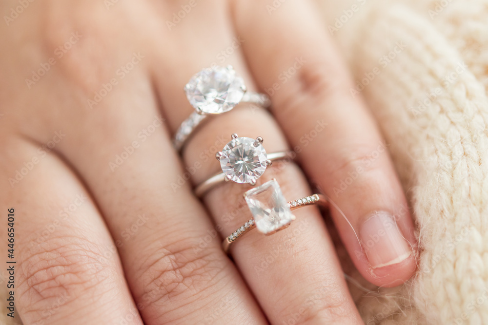 Female hand with beautiful jewelry diamond ring Female hand with beautiful jewelry diamond ring