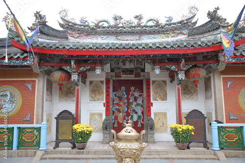Gate of Assembly hall of the Chaozhou Chinese congregation in Hoi An, Vietnam