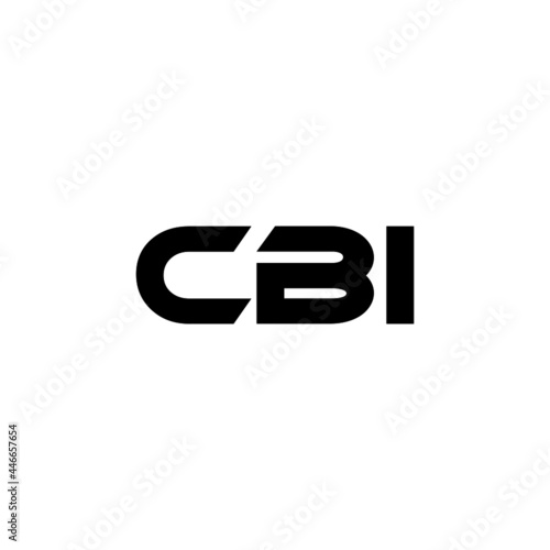CBI letter logo design with white background in illustrator, vector logo modern alphabet font overlap style. calligraphy designs for logo, Poster, Invitation, etc.