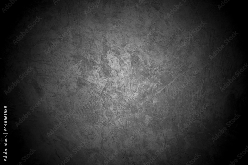 Old wall texture cement dark black gray background abstract grey color design are light with white gradient background. Old wall texture cement dark black gray background abstract grey color design are light with white gradient background.