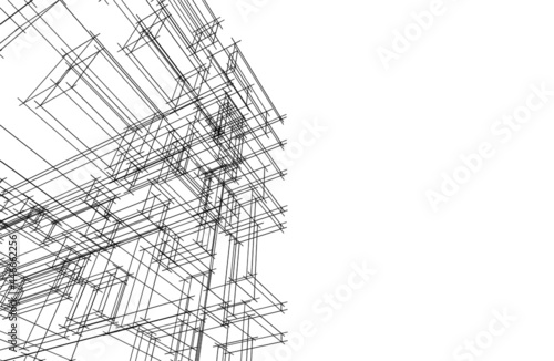 modern architecture drawing
