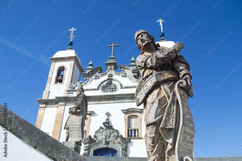Statue of Prophet Ezequiel - Congonhas - Minas Gerais - Brazil Statue of Prophet Ezequiel - Congonhas - Minas Gerais - Brazil