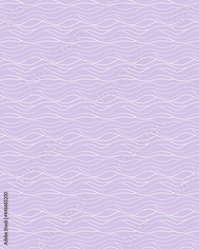 Abstract purple background with white curves ornament