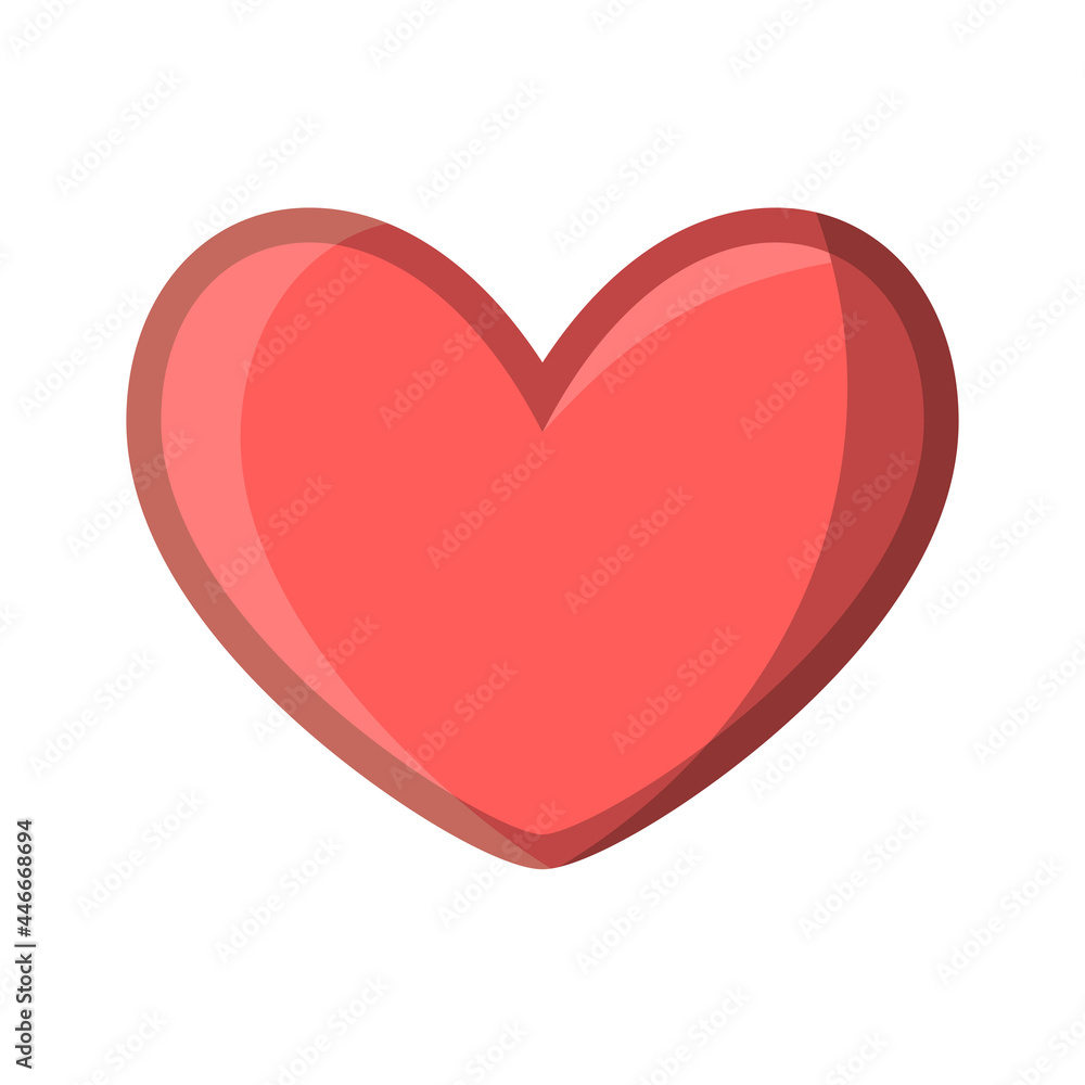 Isolated heart icon Love symbol Vector ilustration Isolated heart icon Love symbol Vector ilustration