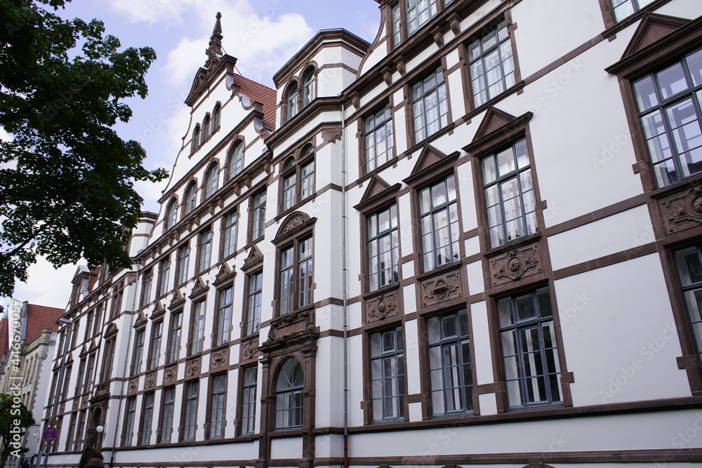 Fototapeta premium The Lower Saxony preparatory college is an institution for applicants with a foreign qualification who are registered by one of Lower Saxony's academic universities. Hanover, Germany 