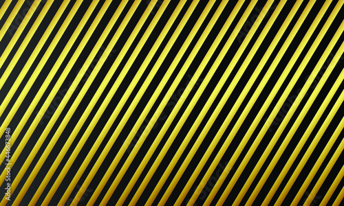 Abstract Golden Lines Pattern on Black Background