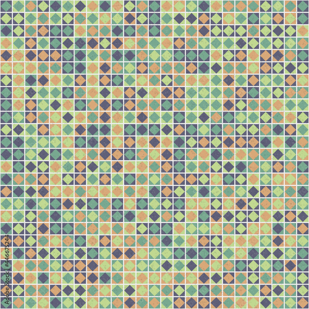 Fototapeta premium Abstract Geometric Pattern generative computational art illustration