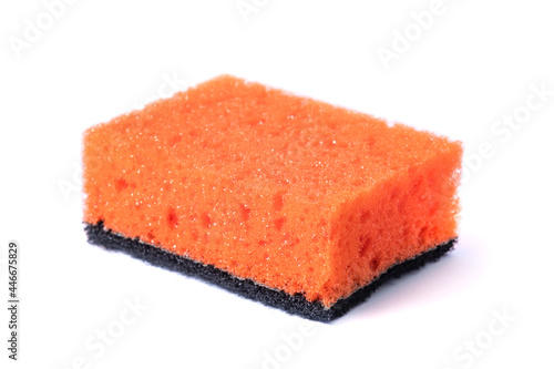 Kitchen sponge asolated on a white background