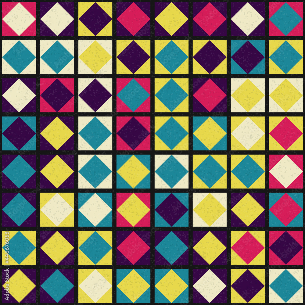 Abstract Geometric Pattern generative computational art illustration