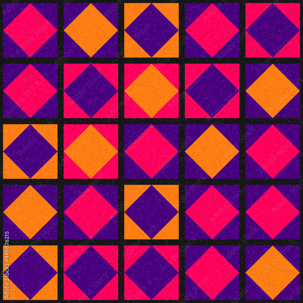 Abstract Geometric Pattern generative computational art illustration