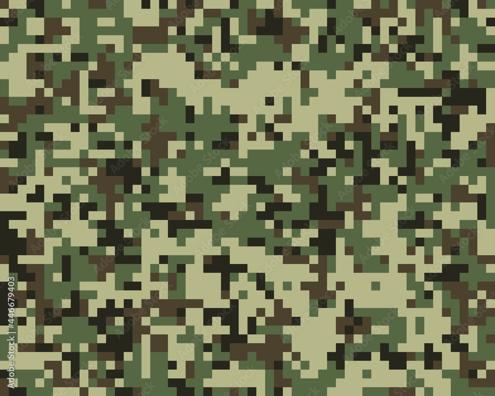 Seamless digital fashion camouflage pattern Seamless digital fashion camouflage pattern
