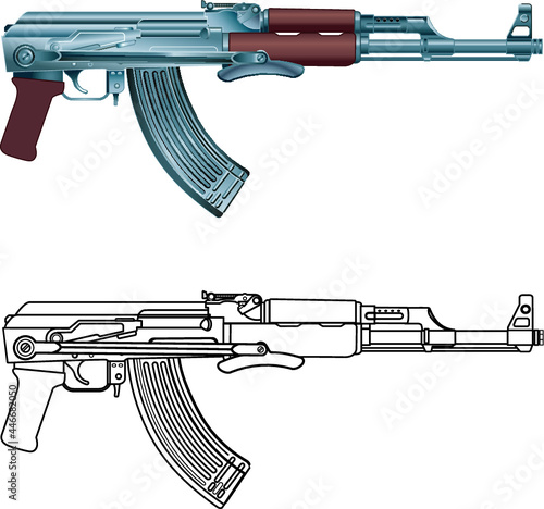 military assault rifle