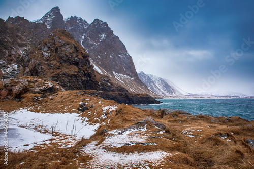 Winter Norway sea