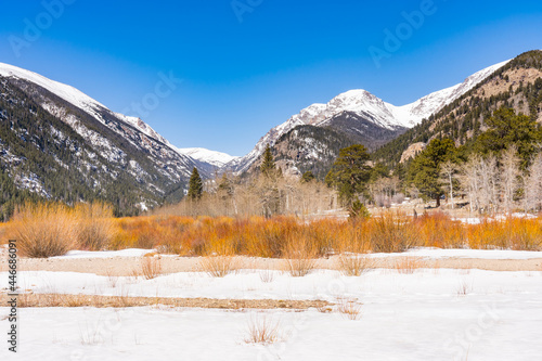 Winter in Rocky Mountain National Park, Colorado
