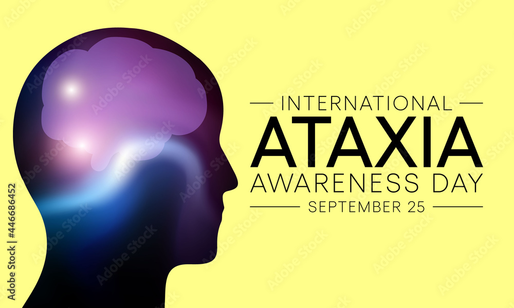 International Ataxia awareness day is observed every year on September 25, it describes a lack of muscle control or coordination of voluntary movements, such as walking or picking up objects. vector International Ataxia awareness day is observed every year on September 25, it describes a lack of muscle control or coordination of voluntary movements, such as walking or picking up objects. vector
