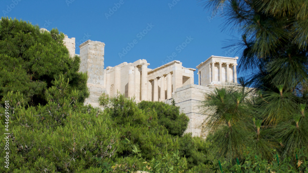 View of the Acropolis from below