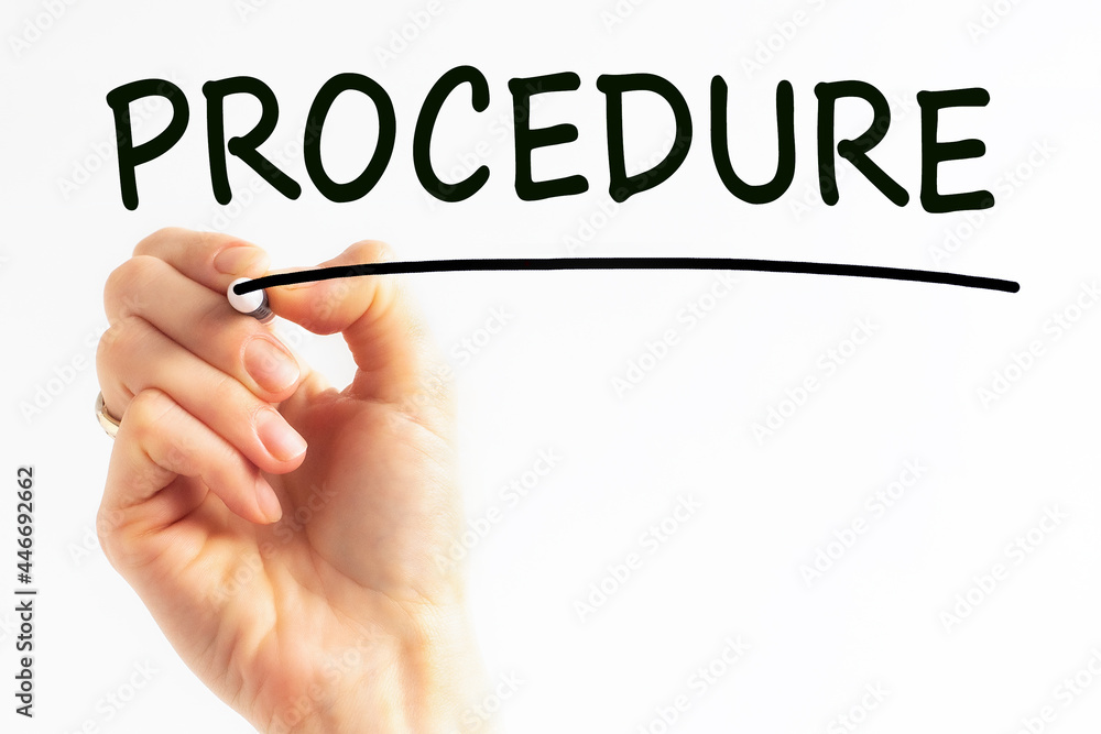 hand writing inscription procedure with marker, stock image hand writing inscription procedure with marker, stock image