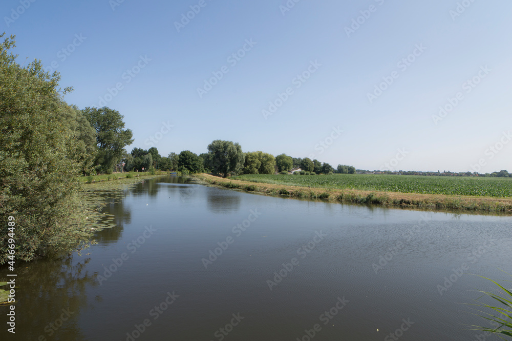 The Angstel river near Abcoude on a summer day The Angstel river near Abcoude on a summer day