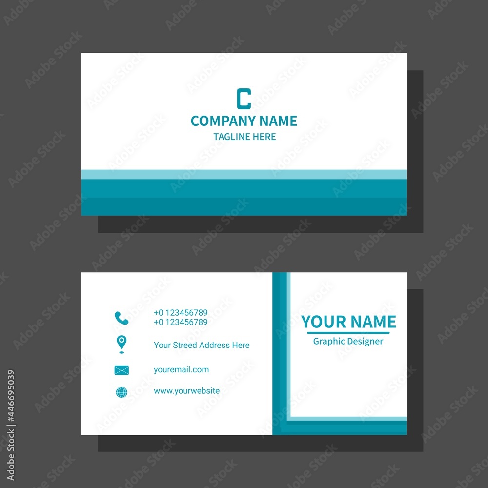 simple elegant bussiness card design simple elegant bussiness card design