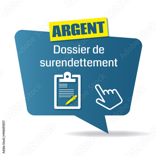 Logo dossier de surendettement.