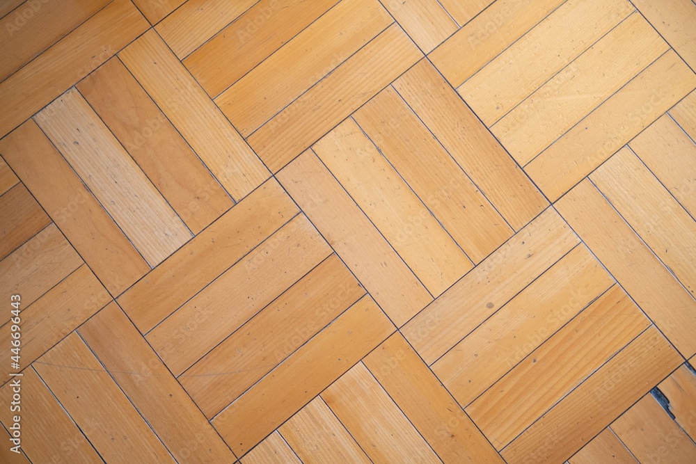 Wooden tiles have scratches here and there Wooden tiles have scratches here and there