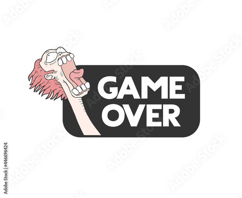 Funny game over message