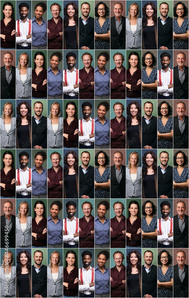 Group of beautiful people in front of a background Group of beautiful people in front of a background