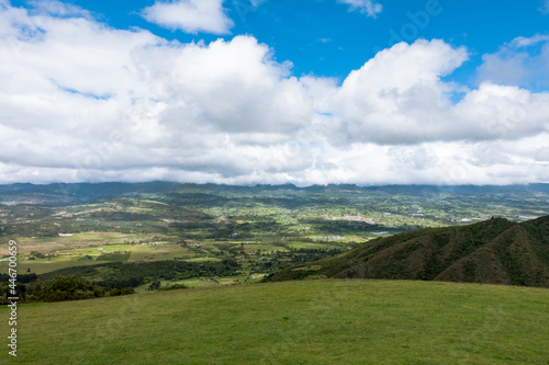 Sopo, landscape of sky over the mountains cloudy day in Colombia
 photo