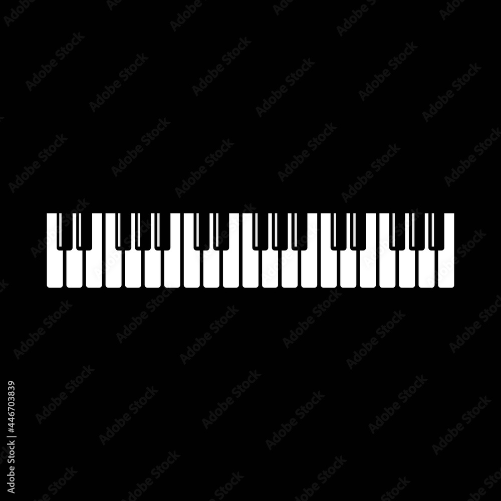 Fototapeta premium Piano vector ilustration