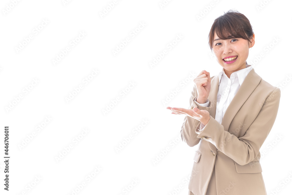 マスクをした若い女性 マスクをした若い女性